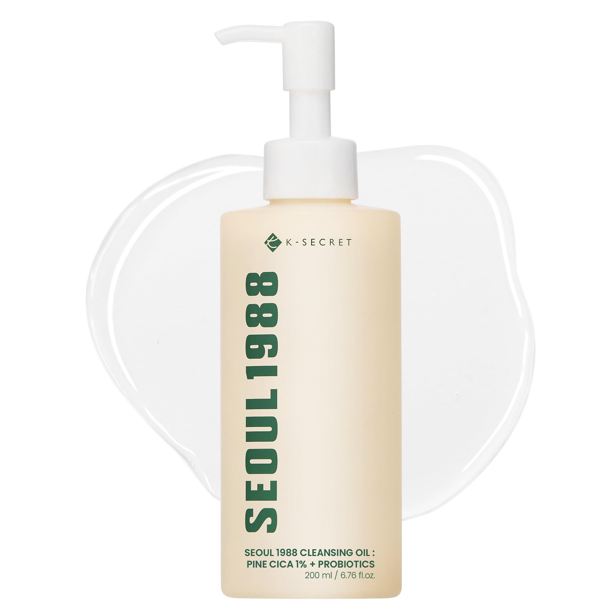 K-SECRET SEOUL 1988 CLEANSING OIL: PINE CICA 1% + PROBIOTICS 200ml