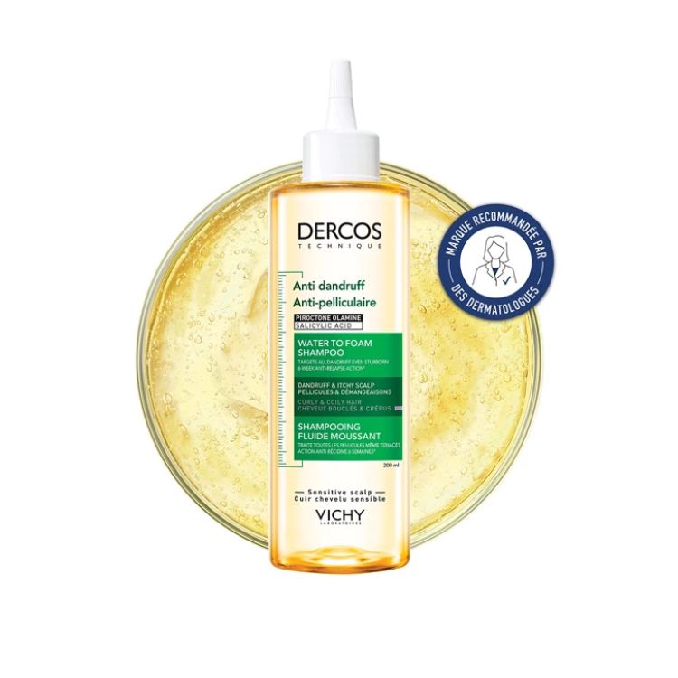 DERCOS Shampooing fluide moussant anti-pelliculaire 200 ml