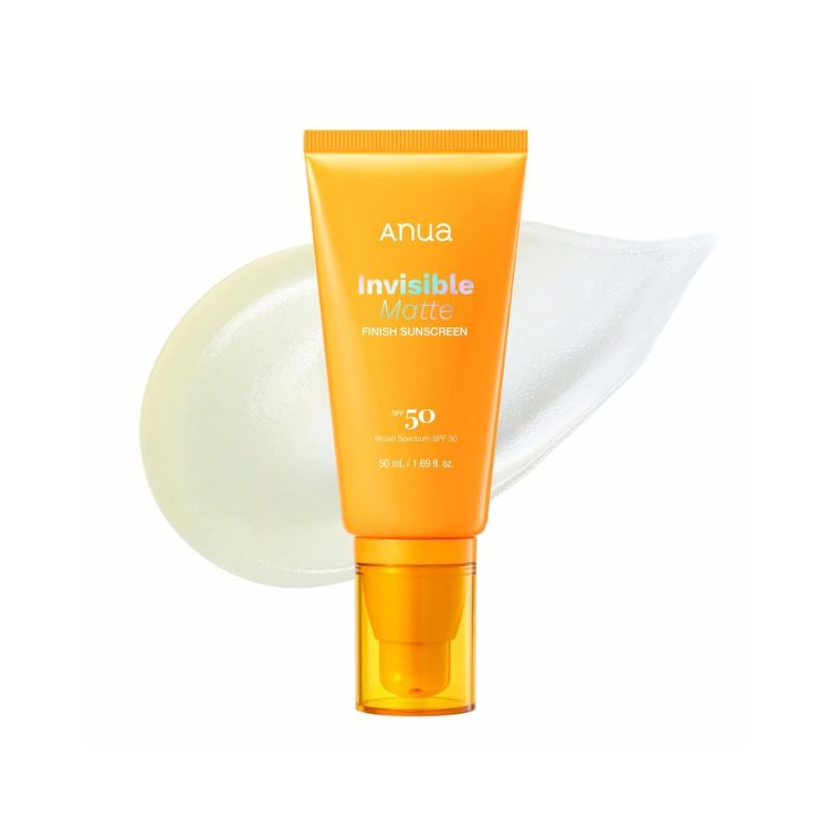 Anua Invisible Matte Finish Sunscreen SPF50 50ml