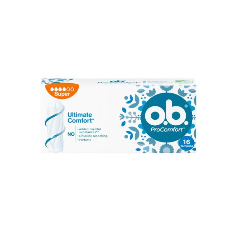 o.b. ProComfort Protection Hygiénique Super 16 Tampons