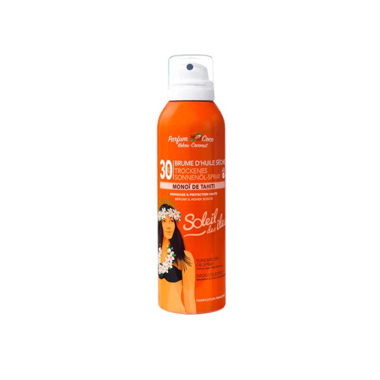 Soleil des iles Brume d'Huile Sèche Bronzante SPF30 200ml