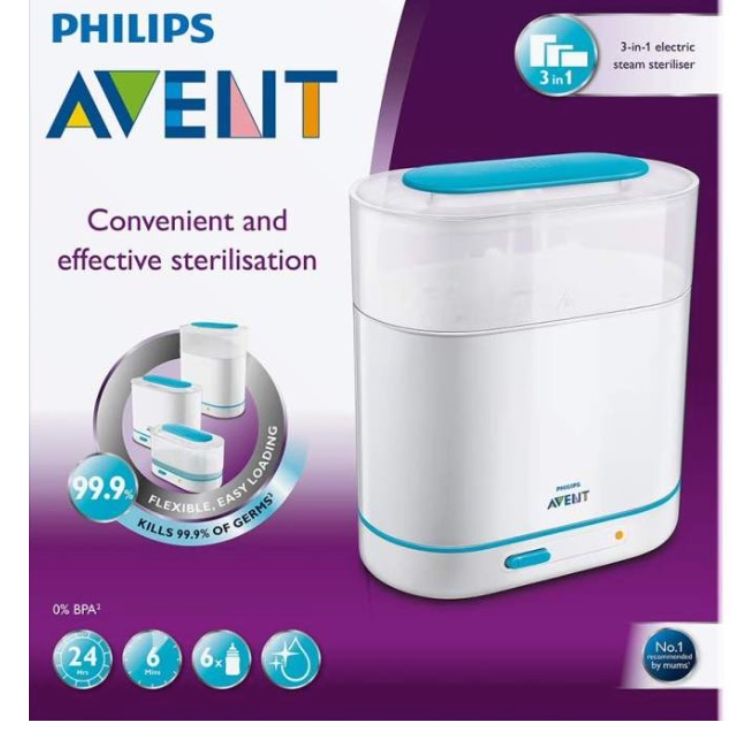 PHILIPS AVENT Stérilisateur électrique à vapeur 4en1